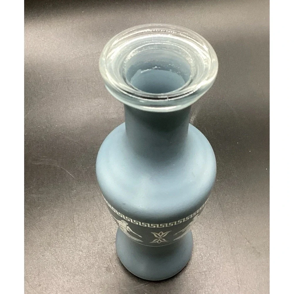 VTG 1978 Wizard Decorative Air Freshener Grecian Vase‎ Blue 5.5